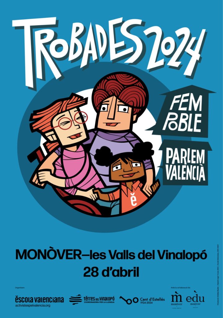 Monòver reivindica l’activisme per la llengua en la Trobada d’Escoles en Valencià de les Valls del Vinalopó