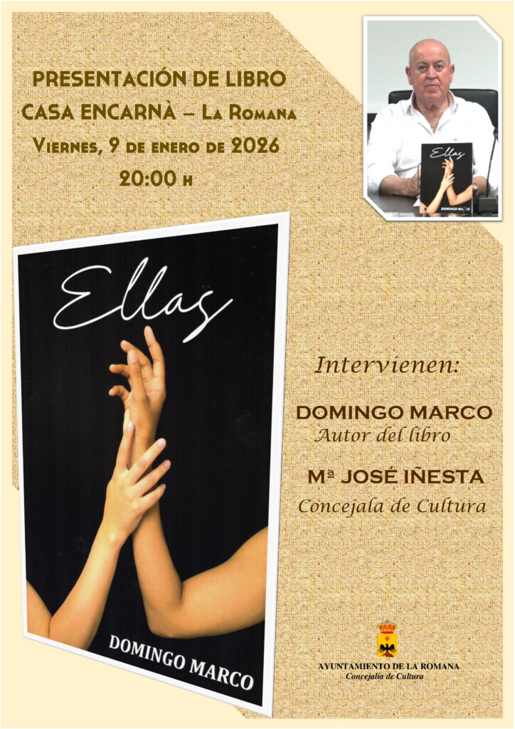 PRESENTACIÓ DEL LLIBRE “ELLAS” de Domingo Marco